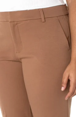 Pants-Liverpool Los Angeles KELSEY TROUSER SUPER STRETCH Maple