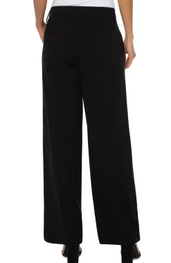 Trousers|Wide-Leg-Liverpool Los Angeles KELSEY WIDE LEG TROUSER Black