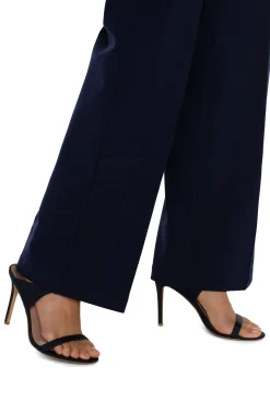 Trousers|Wide-Leg-Liverpool Los Angeles KELSEY WIDE LEG TROUSER Cadetblue
