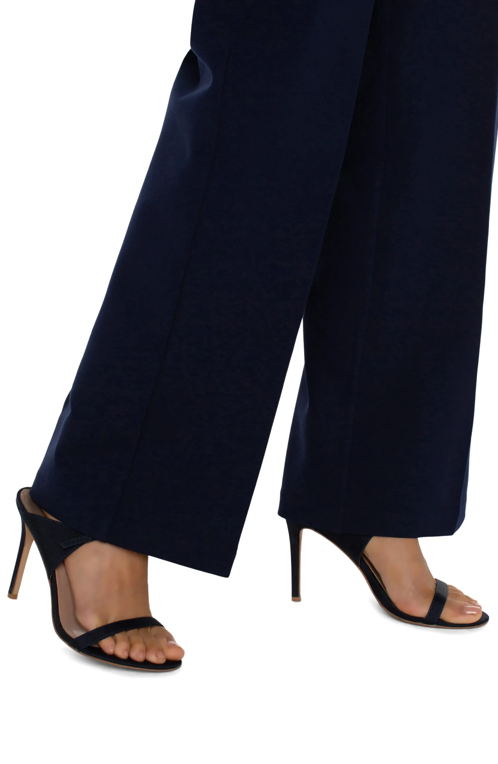 Trousers|Wide-Leg-Liverpool Los Angeles KELSEY WIDE LEG TROUSER Cadetblue