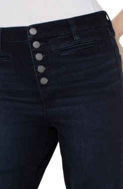 Jeans|Straight-Liverpool Los Angeles KENNEDY CROP HI-RISE WITH EXPOSED BUTTON FLY Piedmont