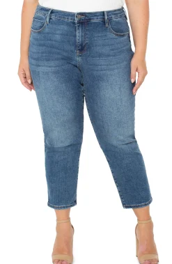 Jeans-Liverpool Los Angeles KENNEDY CROP STRAIGHT Mcallaster