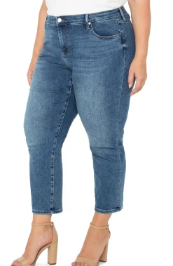Jeans-Liverpool Los Angeles KENNEDY CROP STRAIGHT Mcallaster
