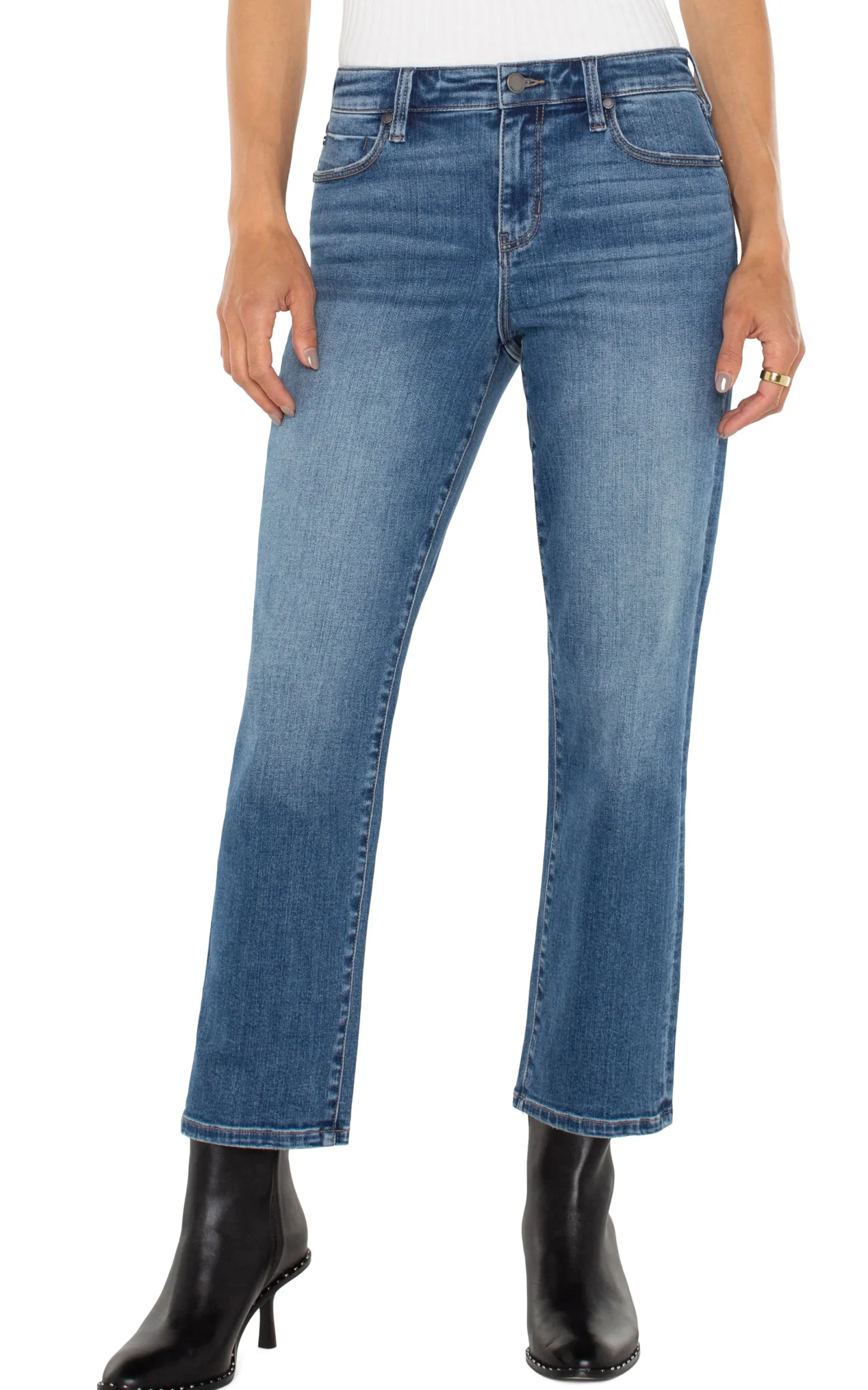 Jeans|Straight-Liverpool Los Angeles KENNEDY CROP STRAIGHT - ECO Mcallaster