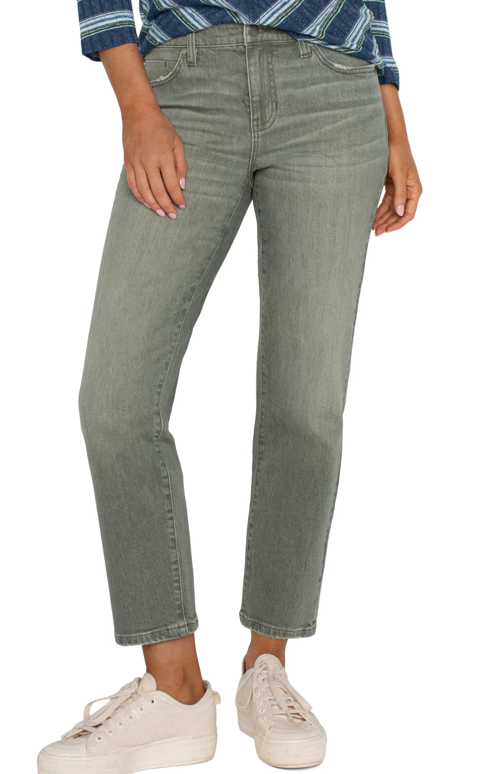 Jeans|Slim-Liverpool Los Angeles LIV NON-SKINNY SKINNY ECO Vintagegreen