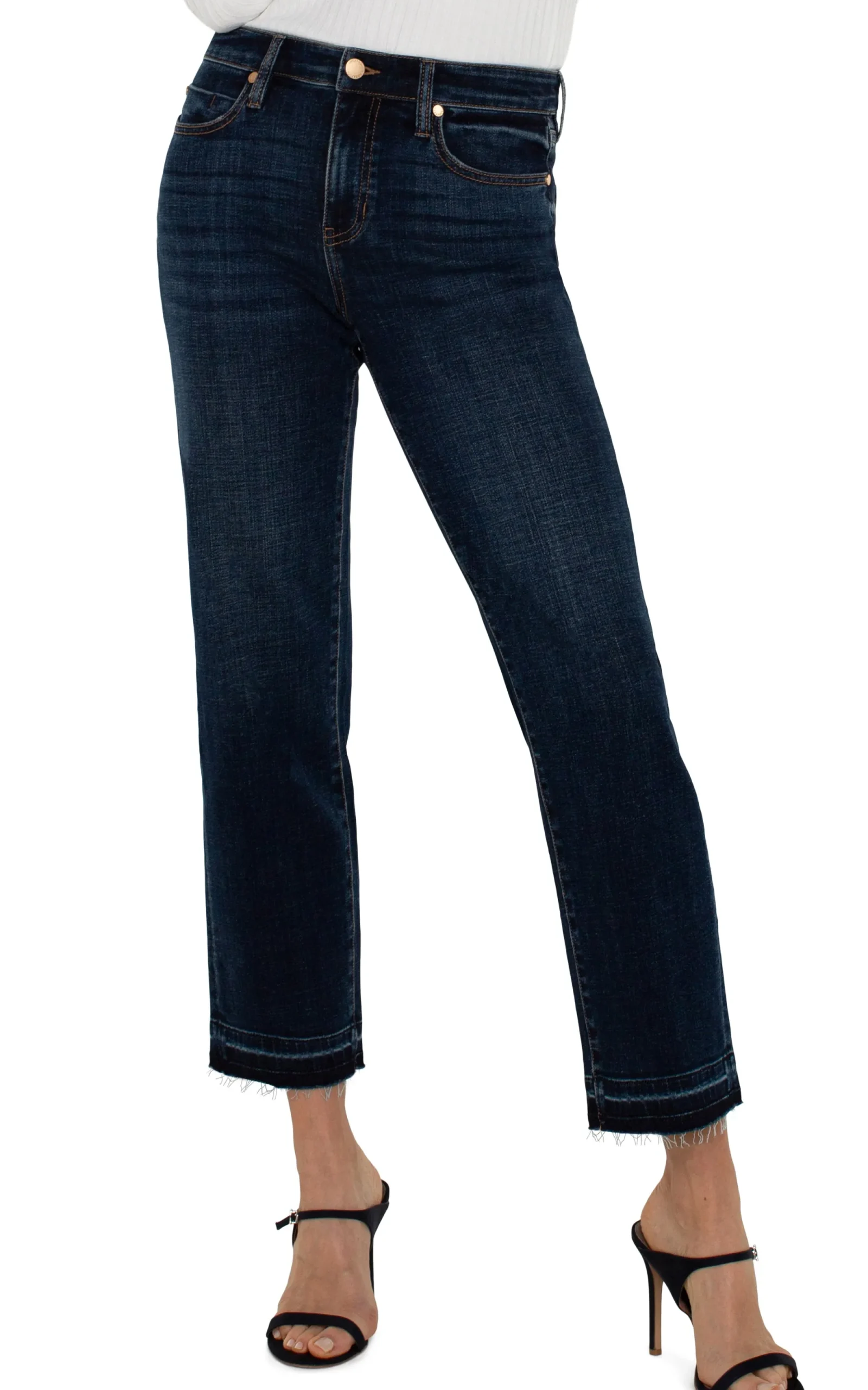 Jeans|Slim-Liverpool Los Angeles LIV NON-SKINNY SKINNY WITH LET DOWN HEM - ECO Albany