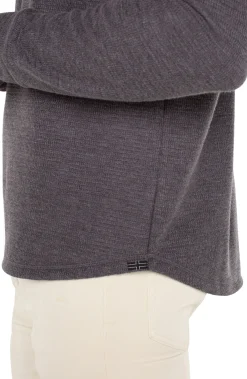 Shirts-Liverpool Los Angeles LONG SLEEVE CREW NECK Grey