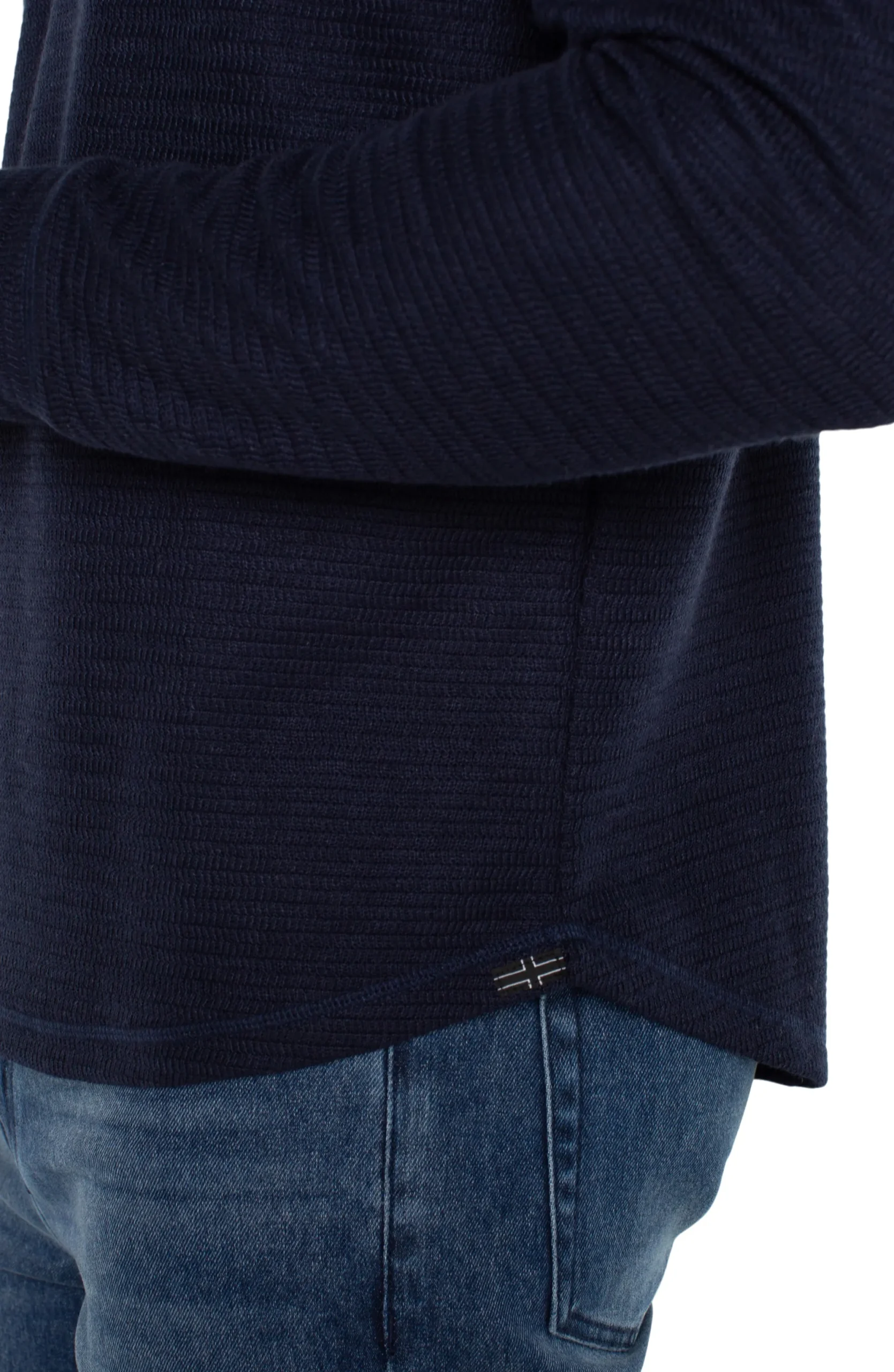Shirts-Liverpool Los Angeles LONG SLEEVE CREW NECK Navy