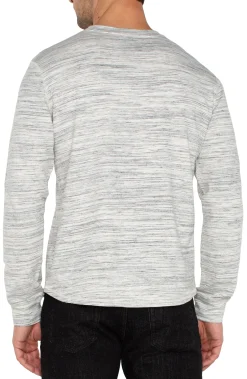 Shirts|Tees-Liverpool Los Angeles LONG SLEEVE CREW NECK Greywhitemulti