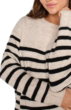 Sweaters|Tees-Liverpool Los Angeles LONG SLEEVE CREW NECK DROP SHOULDER SWEATER Oatmealheather