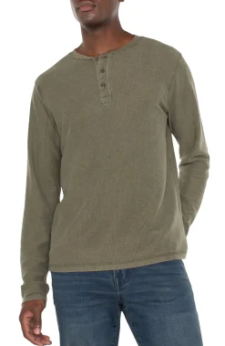 Shirts-Liverpool Los Angeles LONG SLEEVE HENLEY Seaturtle