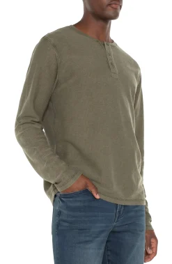 Shirts-Liverpool Los Angeles LONG SLEEVE HENLEY Seaturtle
