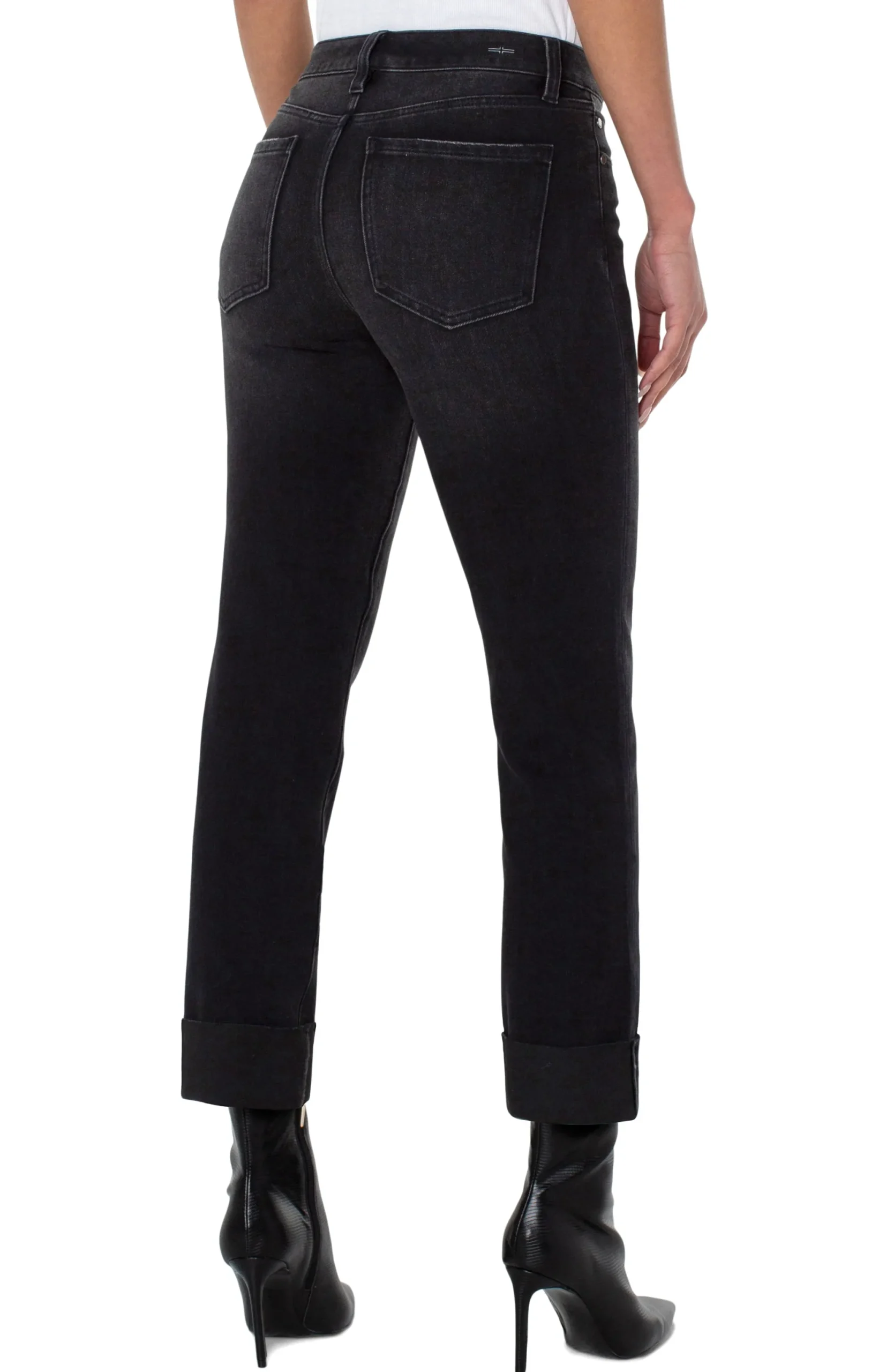 Jeans-Liverpool Los Angeles MARLEY GIRLFRIEND WITH RAW CUT CUFF ECO Herington