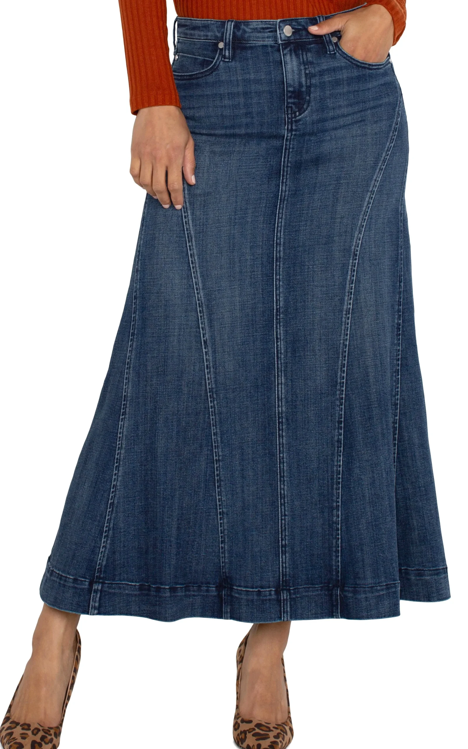 Skirts|Skirts-Liverpool Los Angeles MERMAID MAXI SKIRT Woodward