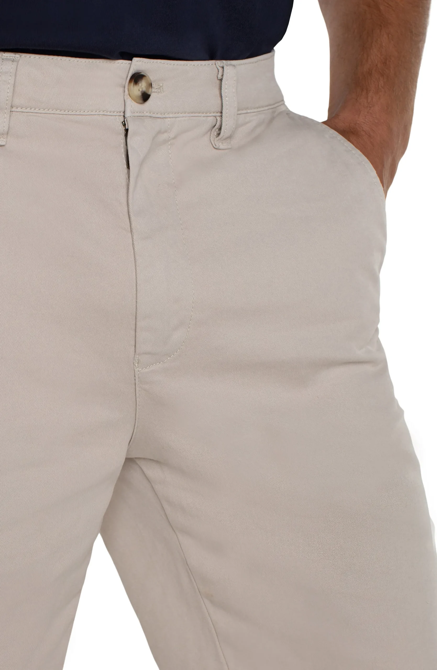 Shorts-Liverpool Los Angeles MODERN FIT TWILL SHORT Cement