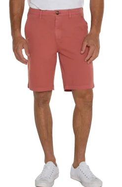 Shorts-Liverpool Los Angeles MODERN FIT TWILL SHORT Nantucketred
