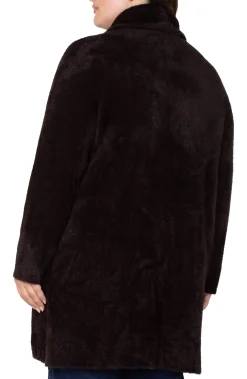 Jackets-Liverpool Los Angeles OPEN FRONT COATIGAN SWEATER Mink