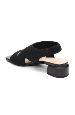 Sandals-Liverpool Los Angeles PACIFIC SLIP ON SANDAL WITH MINI BLOCK HEEL Black