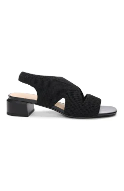 Sandals-Liverpool Los Angeles PACIFIC SLIP ON SANDAL WITH MINI BLOCK HEEL Black