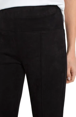 Pants|Knit Pull-On-Liverpool Los Angeles PEARL CROP FLARE Black