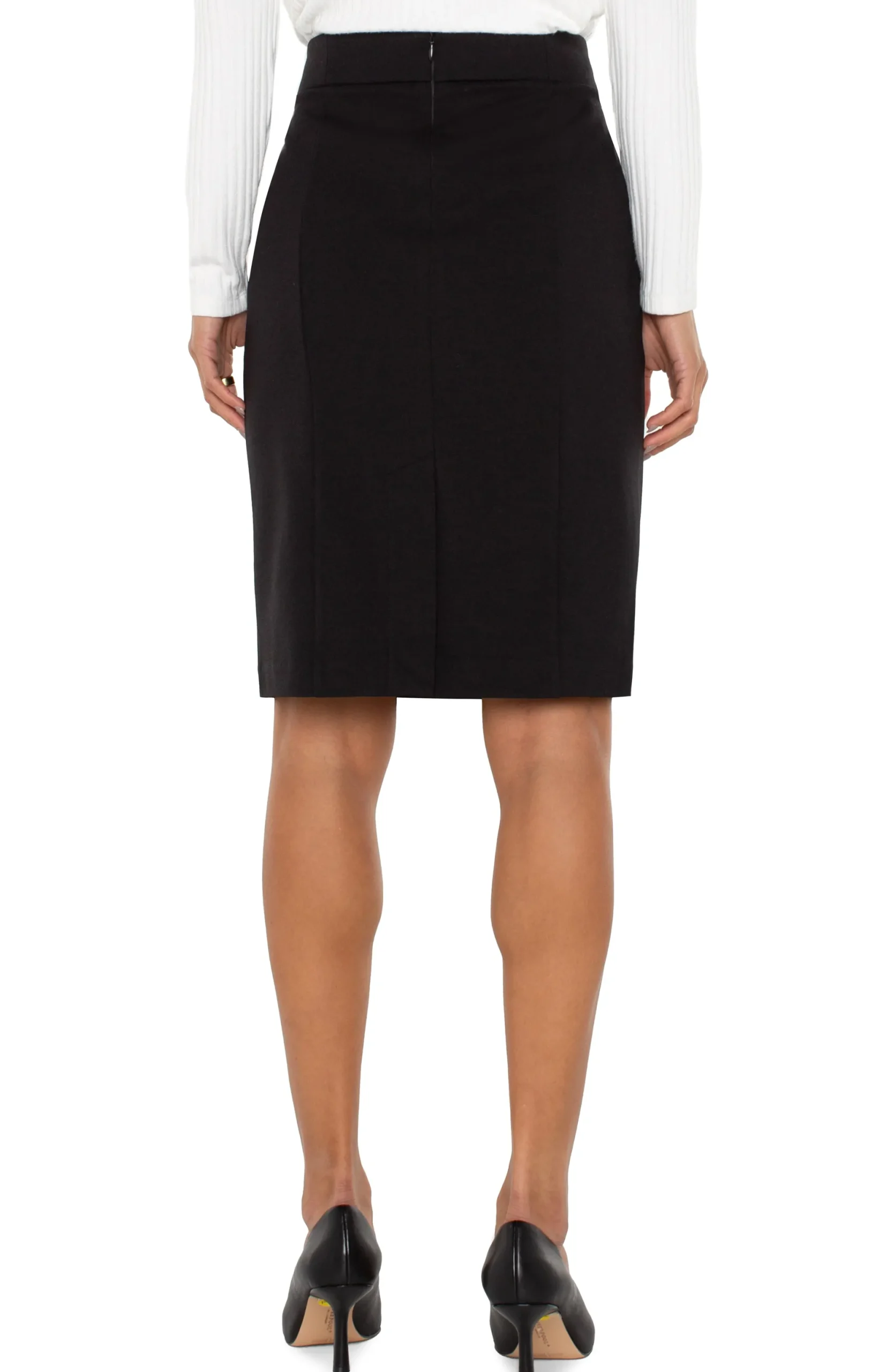 Skirts|Skirts-Liverpool Los Angeles PENCIL SKIRT Black