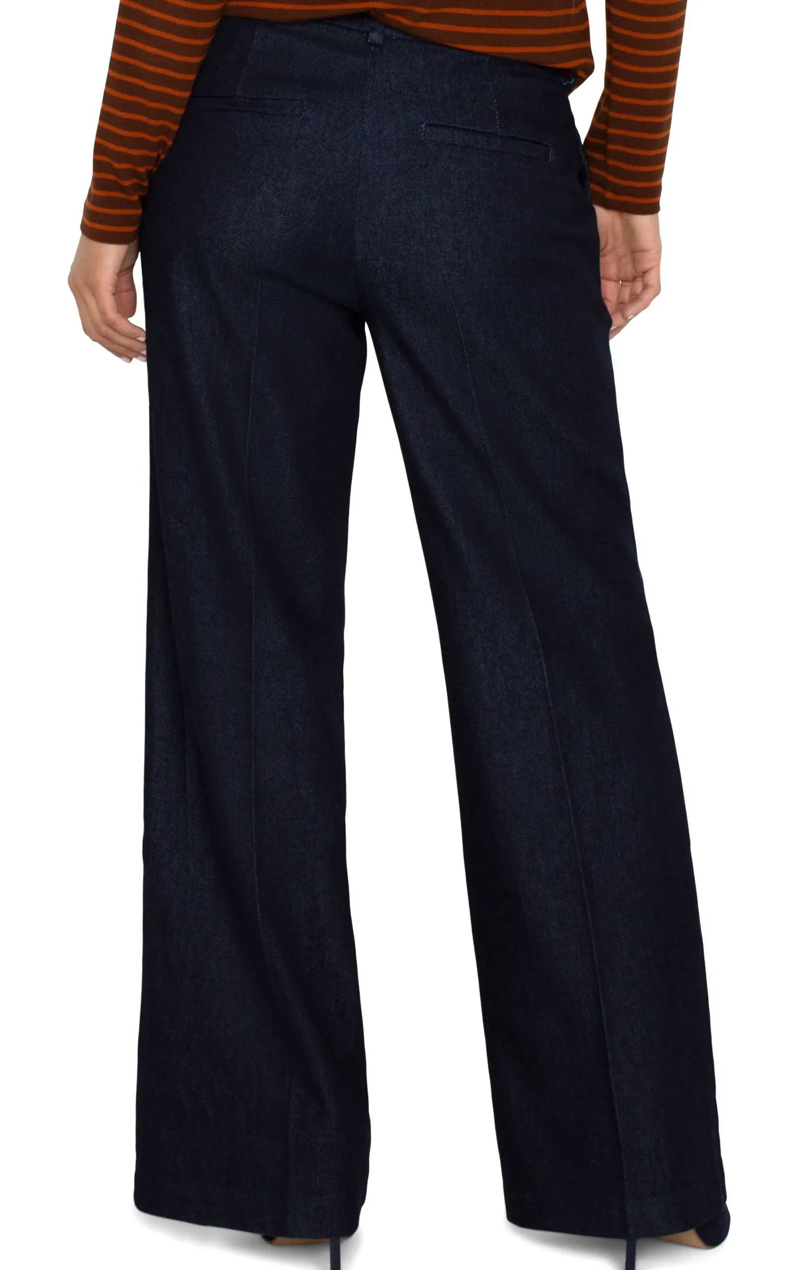 Jeans|Pants-Liverpool Los Angeles PETITE KELSEY WIDE LEG TROUSER Indigorinse