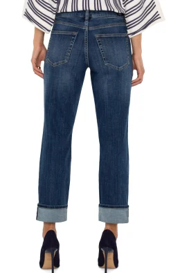 Jeans-Liverpool Los Angeles PETITE MARLEY GIRLFRIEND CUFFED Rushland