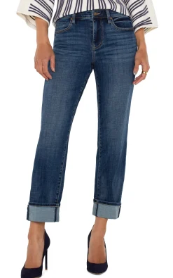 Jeans-Liverpool Los Angeles PETITE MARLEY GIRLFRIEND CUFFED Rushland