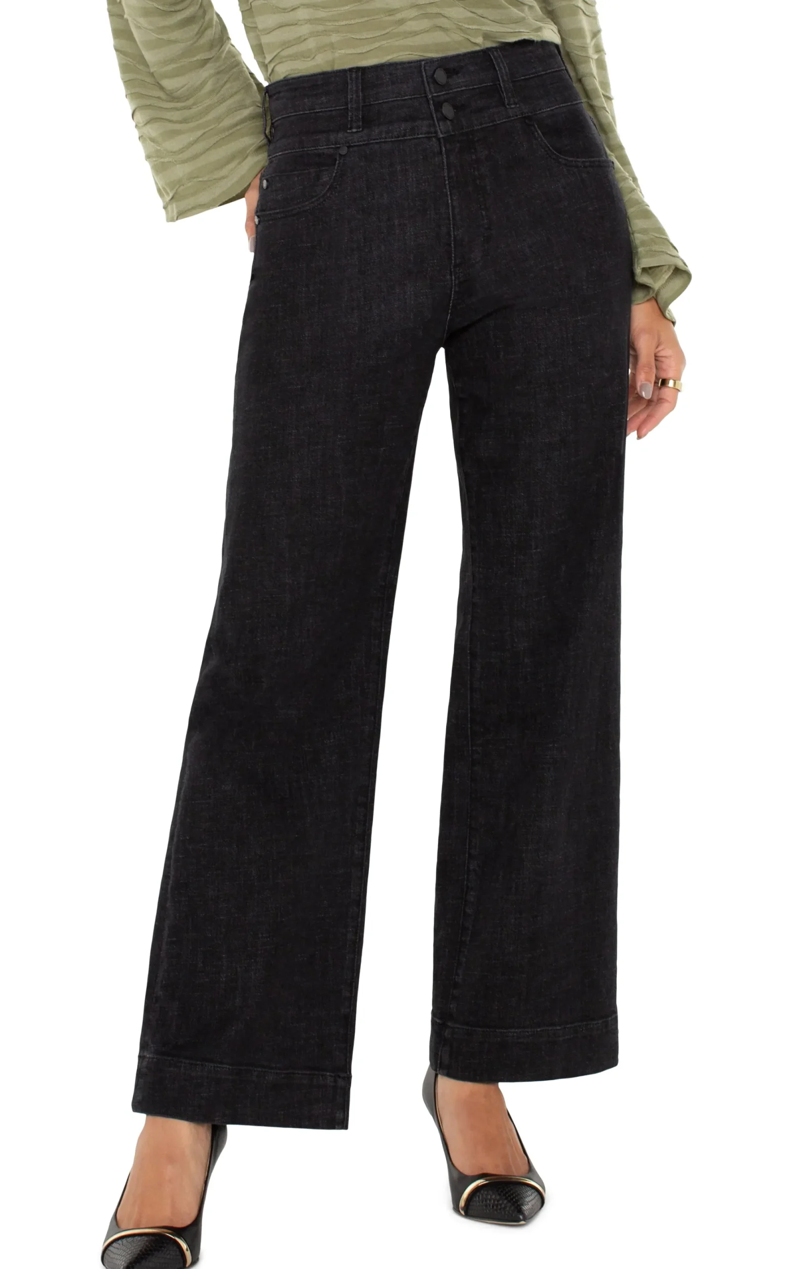 Jeans-Liverpool Los Angeles PETITE STRIDE HI-RISE WIDE LEG Rockville