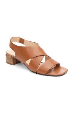 Sandals-Liverpool Los Angeles POMONA CROSS STRAP SANDAL Luggage