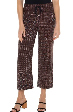 Knit Pull-On-Liverpool Los Angeles PULL ON WIDE LEG CROP TROUSER Patchworkgeoditsy