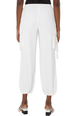 Pants|Utility Pants-Liverpool Los Angeles PULL-ON PARACHUTE CARGO PANTS Porcelain
