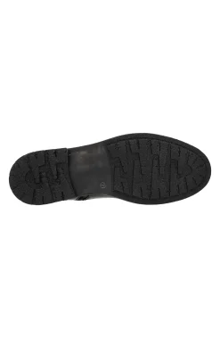 Boots-Liverpool Los Angeles RICHARD BURNISHED LEATHER LACE UP BOOT Black