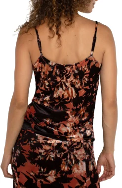 Tops-Liverpool Los Angeles SCOOP NECK KNIT TOP Fireopalburnout