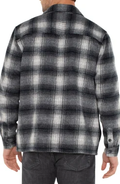 Jackets & Blazers-Liverpool Los Angeles SHIRT JACKET Navygreymulti