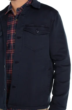 Jackets & Blazers-Liverpool Los Angeles SHIRT JACKET Navy