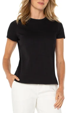 Tees-Liverpool Los Angeles SHORT SLEEVE CREW NECK TEE Black