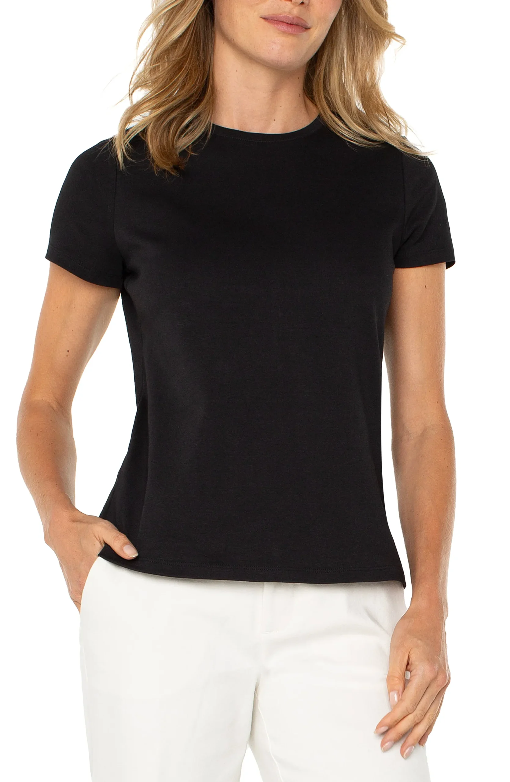 Tees-Liverpool Los Angeles SHORT SLEEVE CREW NECK TEE Black