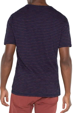 Tees-Liverpool Los Angeles SHORT SLEEVE HENLEY Darkindigo