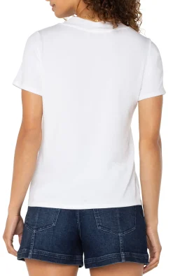 Tees-Liverpool Los Angeles SHORT SLEEVE KNIT TEE White