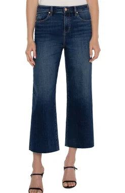 Wide-Leg|Jeans-Liverpool Los Angeles STRIDE HI-RISE WITH CUT HEM Bowers