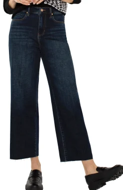 Wide-Leg|Jeans-Liverpool Los Angeles STRIDE HI-RISE WITH CUT HEM Eastmoor