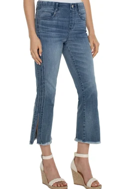 Jeans|Crops-Liverpool Los Angeles THE GIA GLIDER® CROP ECO FLARE Cherrycreek