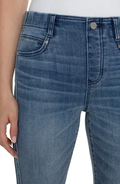Jeans|Crops-Liverpool Los Angeles THE GIA GLIDER® CROP ECO FLARE Cherrycreek