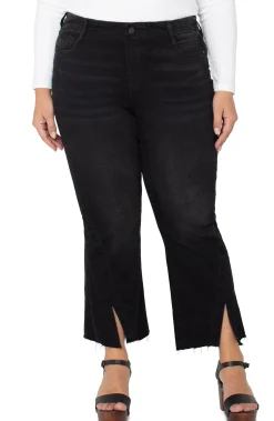 Jeans-Liverpool Los Angeles THE GIA GLIDER® CROP FLARE TWISTED SEAM Lostcreek