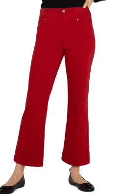 Jeans|Crops-Liverpool Los Angeles THE GIA GLIDER® CROP FLARE - ECO Carnelian