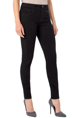 Skinny|Jeans-Liverpool Los Angeles THE GIA GLIDER® PULL-ON SKINNY ECO Blackrinse