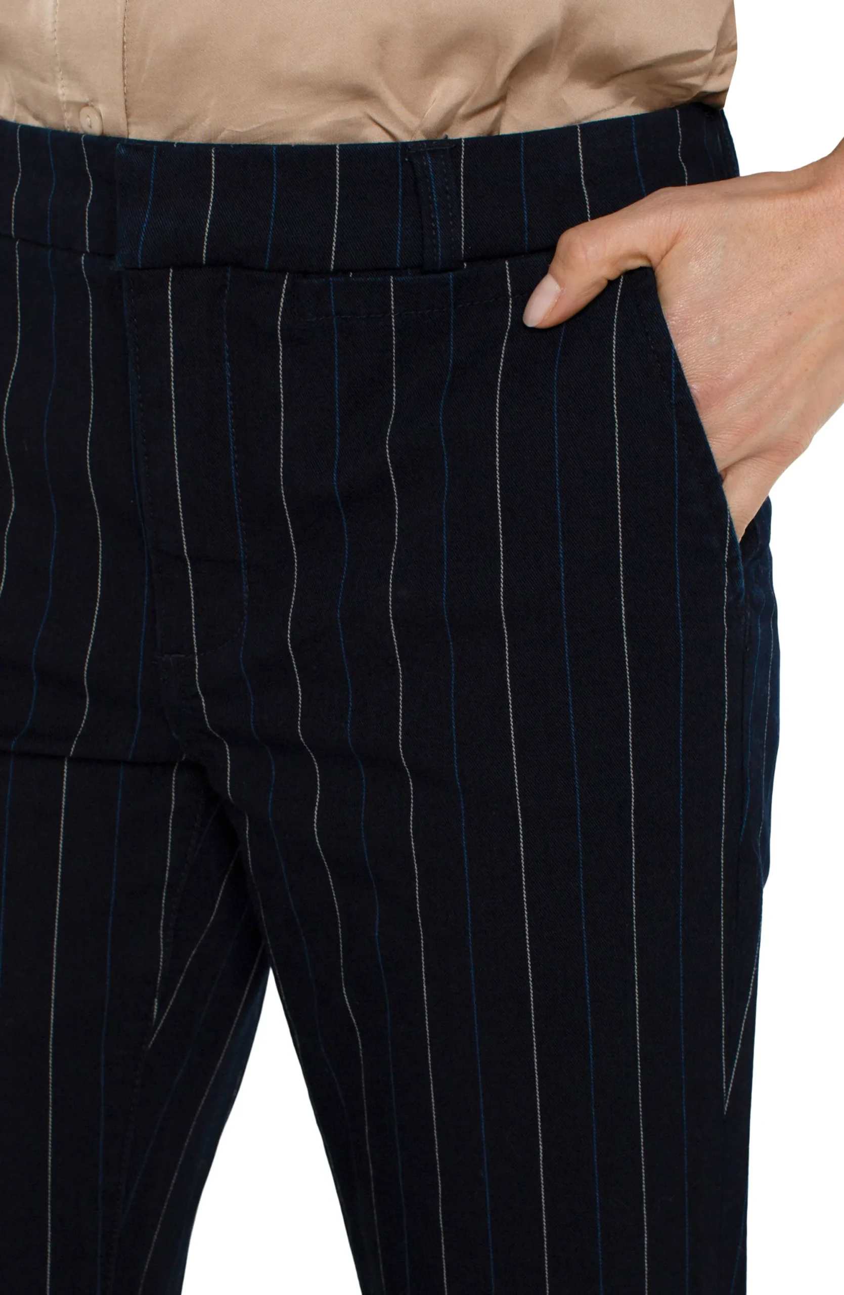 Pants|Bootcut & Flares-Liverpool Los Angeles TROUSER FLARE Lapisindigostripe