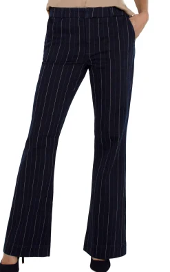 Pants|Bootcut & Flares-Liverpool Los Angeles TROUSER FLARE Lapisindigostripe
